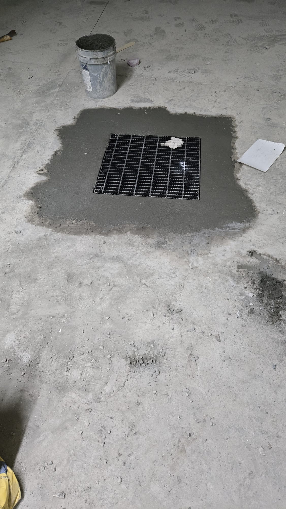 Parking garage drain repair