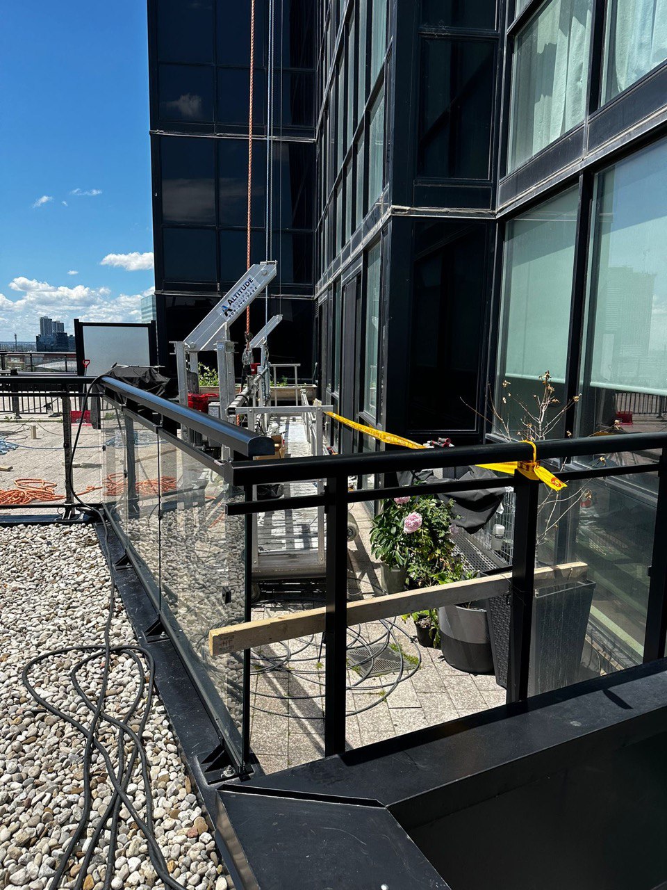 High-rise exterior restoration project